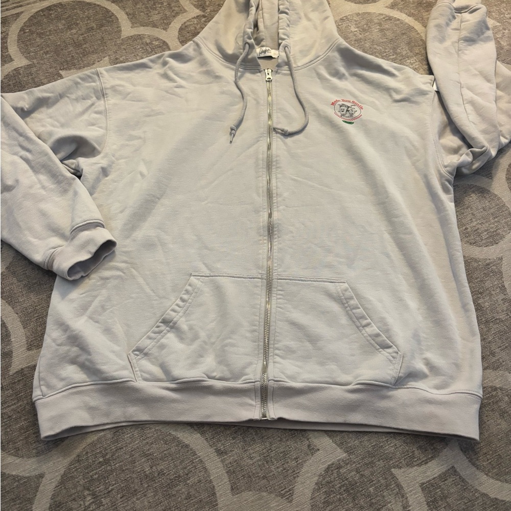 White Graphic Hoodie with Fun Print - Picture 6 of 7
